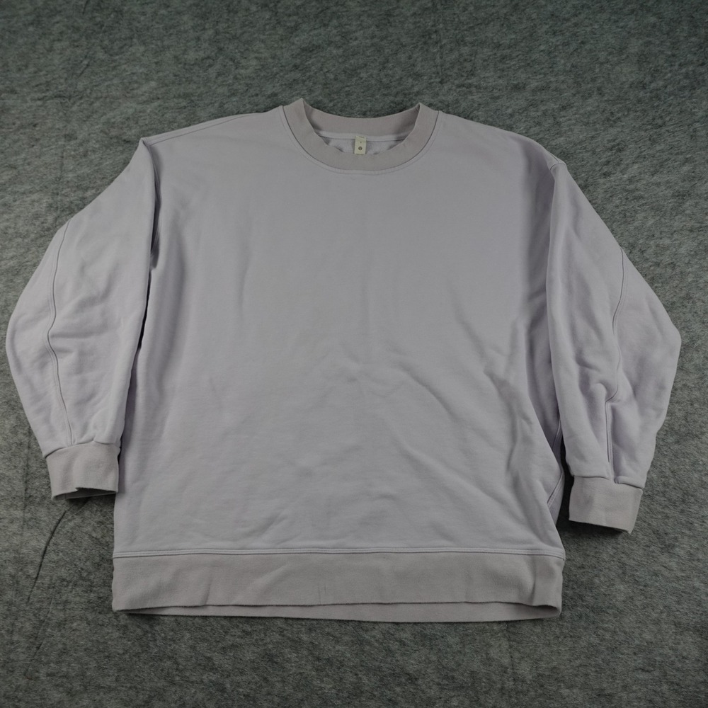 Lululemon‎ Sweatshirt Womens 8 Purple Perfectly Oversized Crew Neck